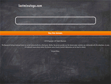 Tablet Screenshot of lastminutego.com